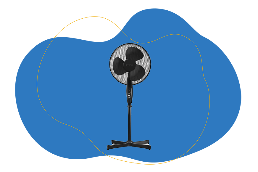Ventilator als Alternative zu mobilen Klimaanlagen von Lidl 